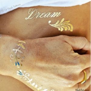 Mediterranean Metallic Temporary Tattoos